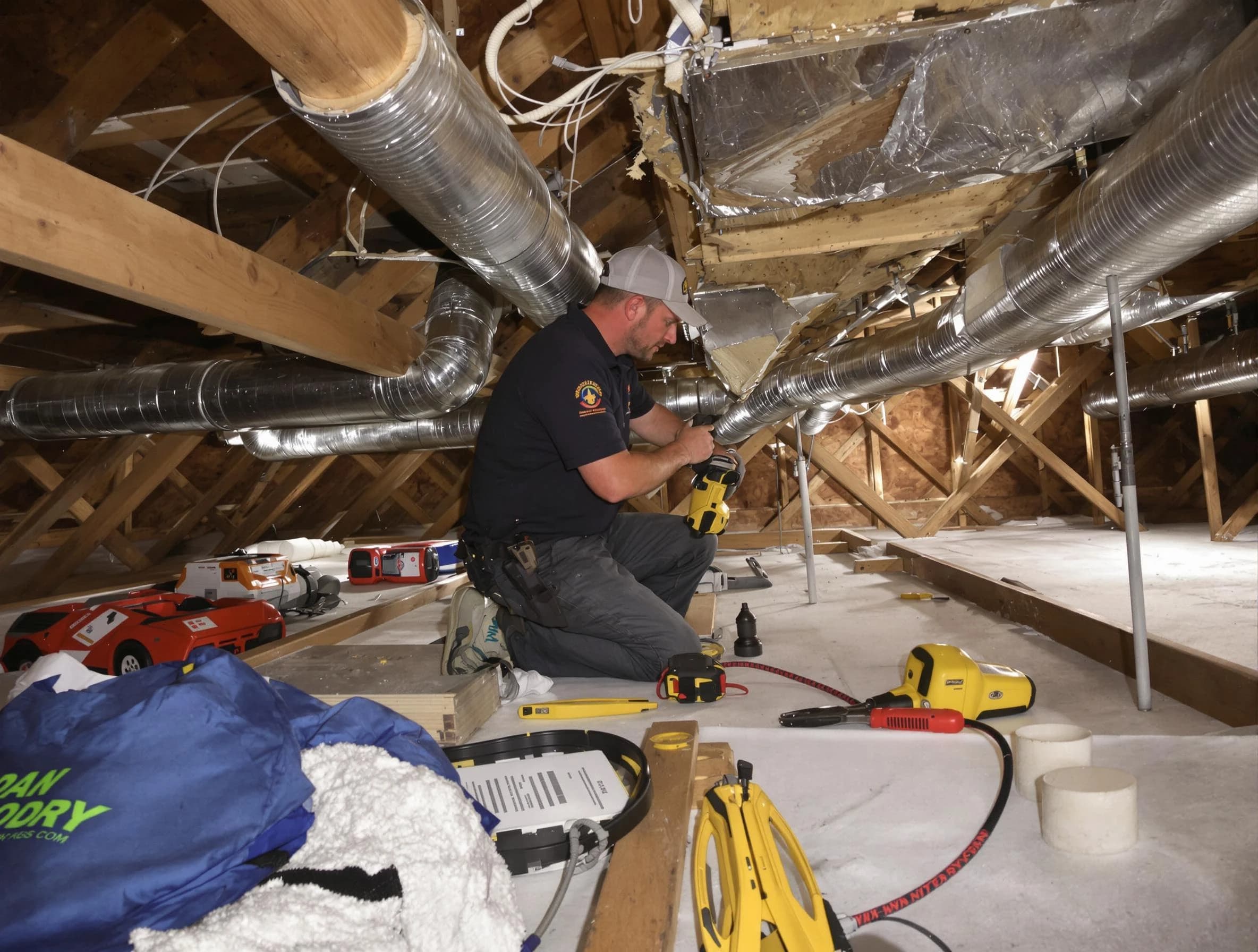 Professional air duct repair by Rockwood Air Duct Cleaning in Rockwood