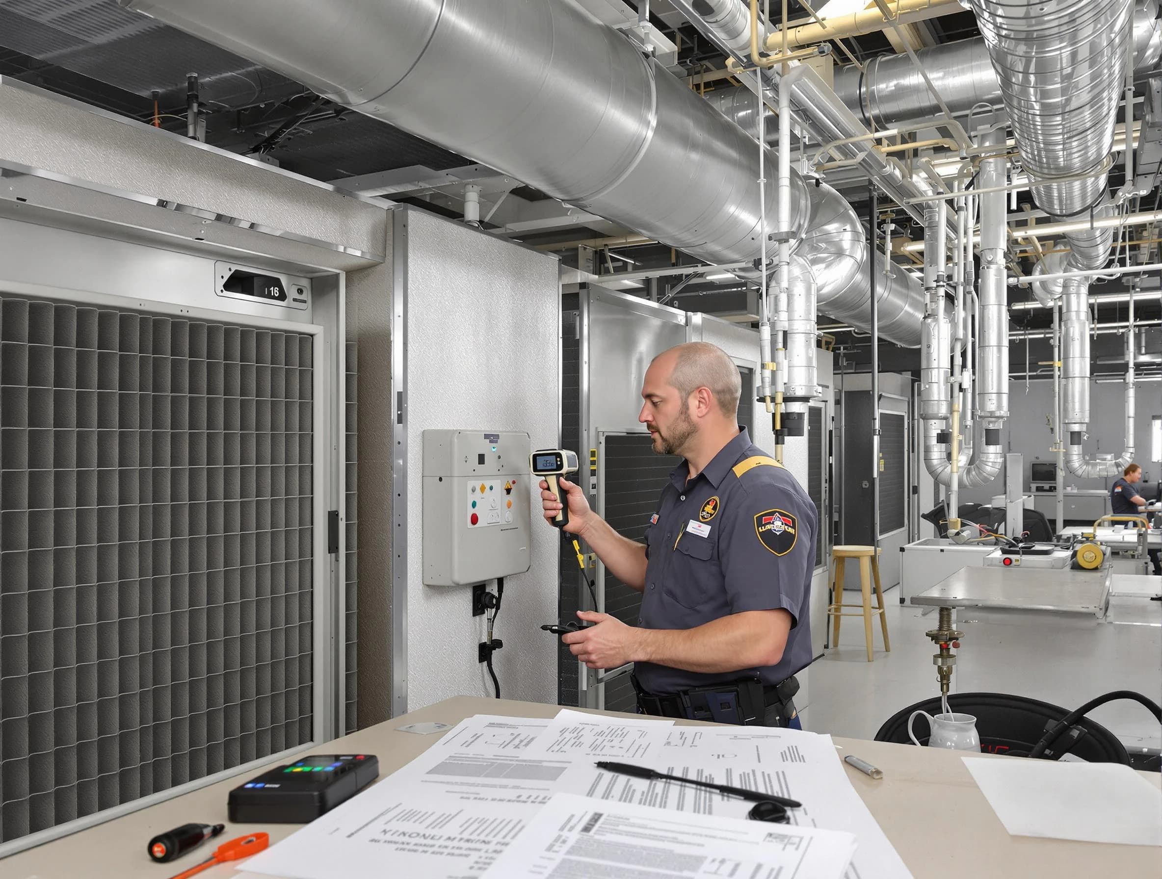 Professional filter system inspection by Rockwood Air Duct Cleaning in Rockwood