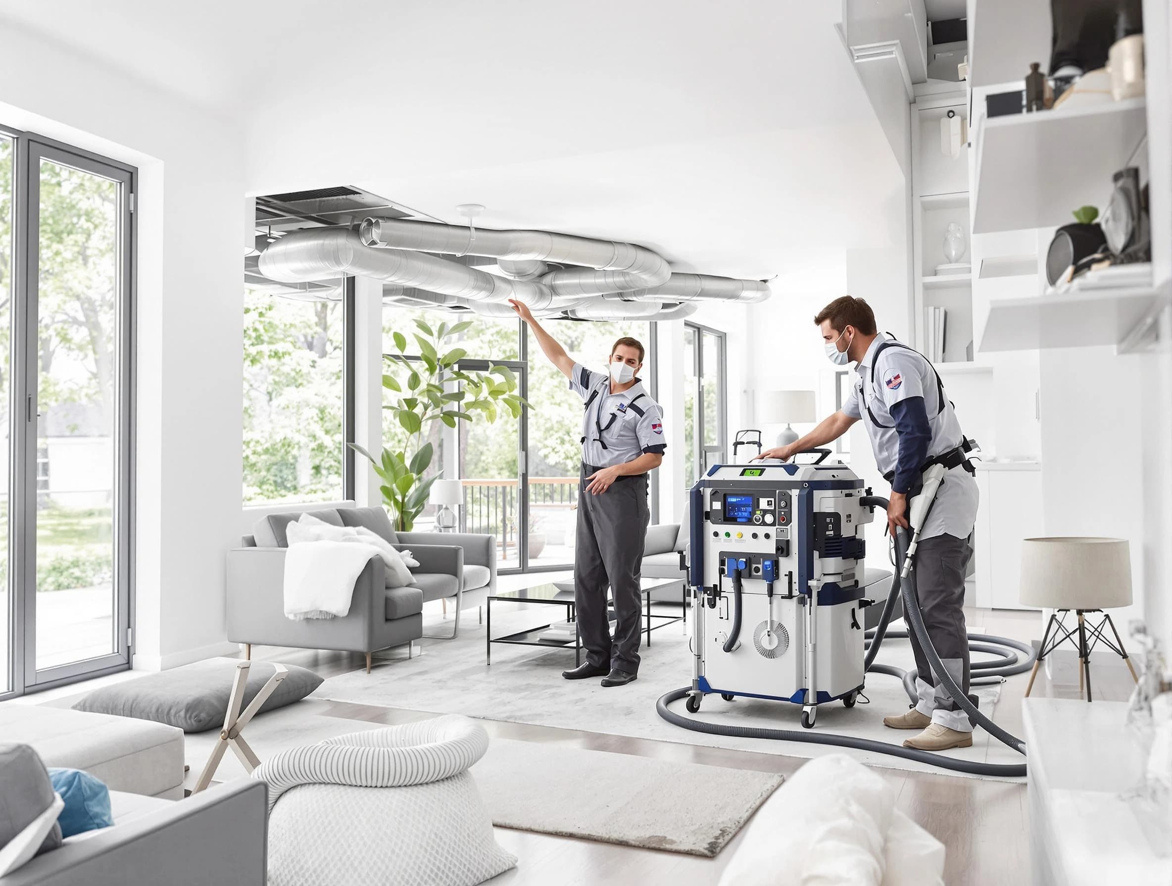 Rockwood Air Duct Cleaning professional conducting pure air duct cleaning with state-of-the-art equipment in Rockwood