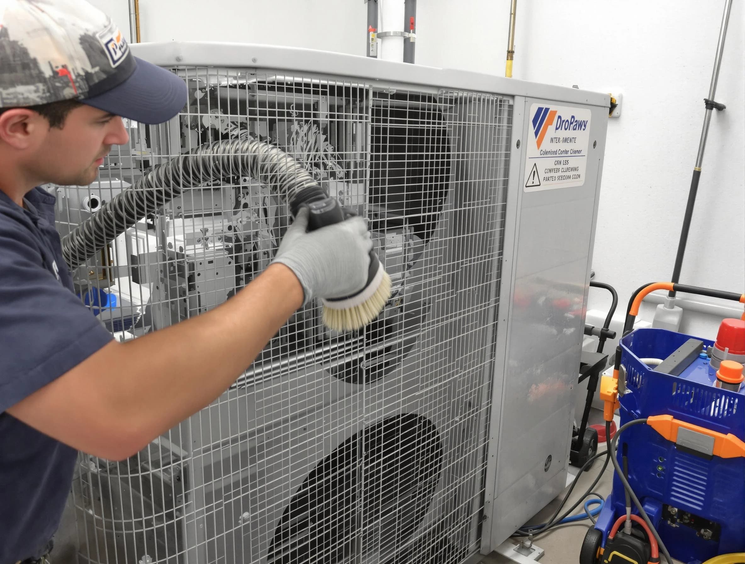 Rockwood Air Duct Cleaning specialist performing precision AC coil cleaning for improved system performance in Rockwood