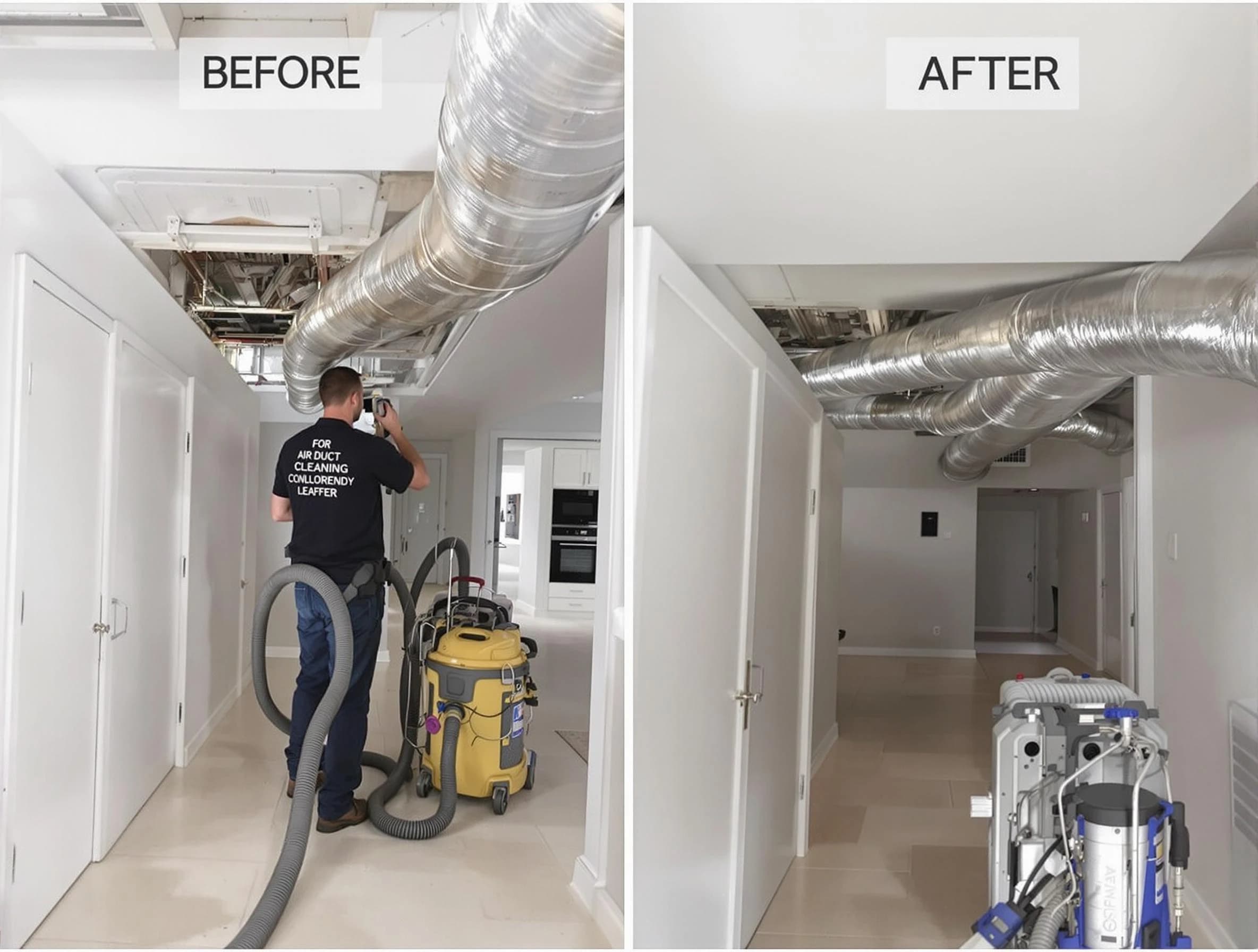 Rockwood Air Duct Cleaning professional performing thorough air duct cleaning in Rockwood