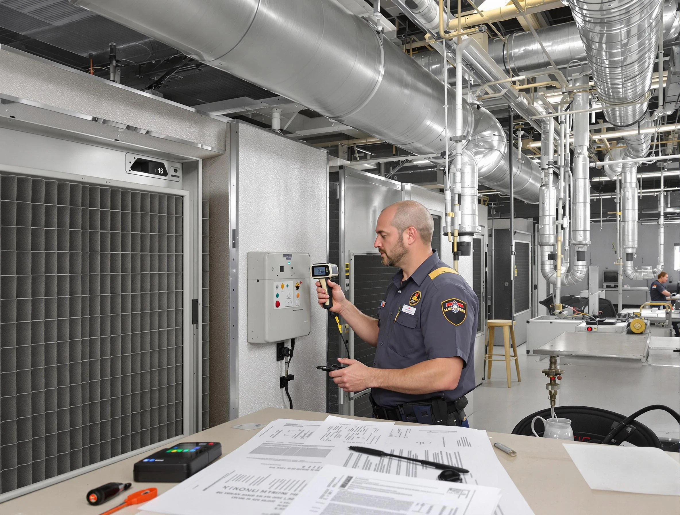 Professional filter system inspection by Rockwood Air Duct Cleaning in Rockwood